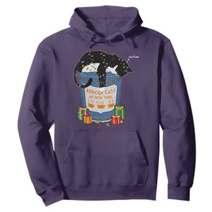 Bodega Cats of New York Hoodie Funny Democrat Christmas TS14 Purple Print Your Wear