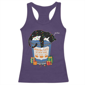 Bodega Cats of New York Racerback Tank Top Funny Democrat Christmas TS14 Purple Print Your Wear