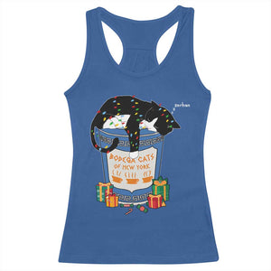 Bodega Cats of New York Racerback Tank Top Funny Democrat Christmas TS14 Royal Blue Print Your Wear