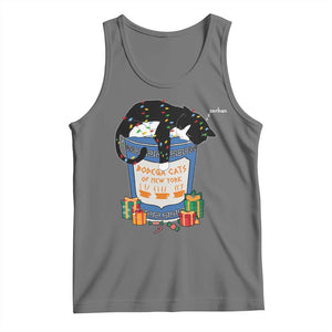 Bodega Cats of New York Tank Top Funny Democrat Christmas TS14 Black Heather Print Your Wear