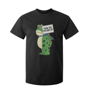 Turn The Volume Up T Shirt For Kid Resist Frog Portland Protest TS14 Black Print Your Wear
