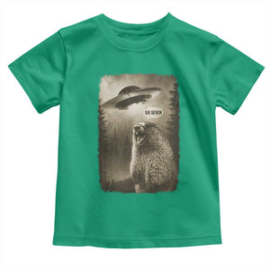 Funny Six Seven Toddler T Shirt Screaming Groundhog UFO Meme TS14 Irish Green Print Your Wear