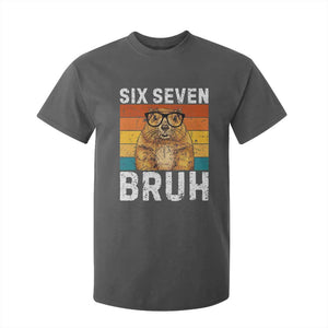 67 Groundhog Meme T Shirt For Kid Funny Six Seven Bruh Groundhog Day TS14 Dark Heather Print Your Wear