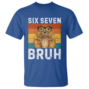 67 Groundhog Meme T Shirt Funny Six Seven Bruh Groundhog Day TS14 Royal Blue Print Your Wear
