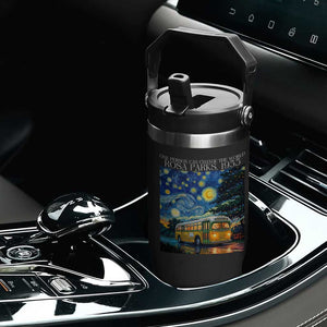 Rosa Parks Flip Straw Tumbler Starry Night Van Gogh Black History African TS14 Print Your Wear