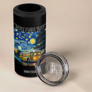 Rosa Parks 4 in 1 Can Cooler Tumbler Starry Night Van Gogh Black History African TS14 Print Your Wear