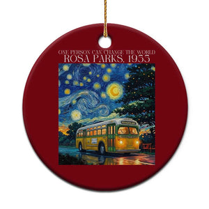 Rosa Parks Ceramic Ornament Starry Night Van Gogh Black History African TS14 1pc Red Print Your Wear