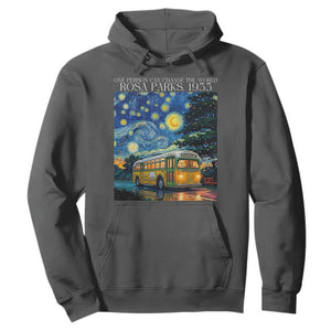 Rosa Parks Hoodie Starry Night Van Gogh Black History African TS14 Dark Heather Print Your Wear