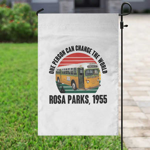 Rosa Parks Garden Flag One Person Can Change The World TS14 Print Your Wear