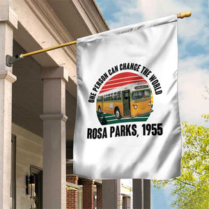 Rosa Parks Garden Flag One Person Can Change The World TS14 Print Your Wear