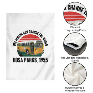 Rosa Parks Garden Flag One Person Can Change The World TS14 Print Your Wear