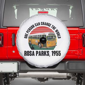 Rosa Parks Spare Tire Cover One Person Can Change The World TS14 White Print Your Wear