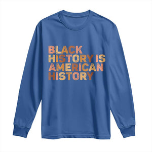 Black History Melanin African American Pride Long Sleeve Shirt TS14 Royal Blue Print Your Wear