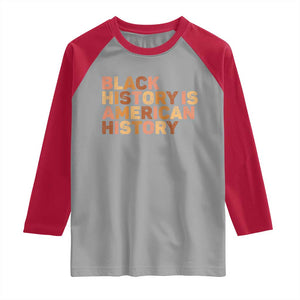 Black History Melanin African American Pride Raglan Shirt TS14 Sport Gray Red Print Your Wear