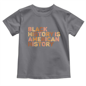Black History Melanin African American Pride Toddler T Shirt TS14 Charcoal Print Your Wear
