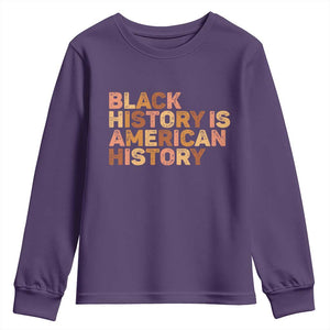 Black History Melanin African American Pride Youth Sweatshirt TS14 Purple Print Your Wear