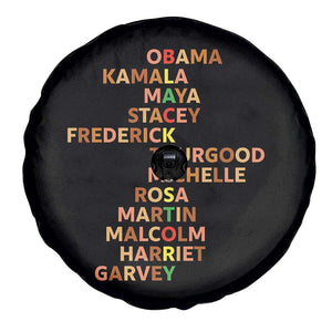 Black Leader History Melanin African American Pride Spare Tire Cover TS14 Print Your Wear