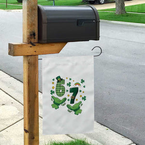 67 St Patricks Day Garden Flag Funny Six Seven Hands Meme TS14 Print Your Wear