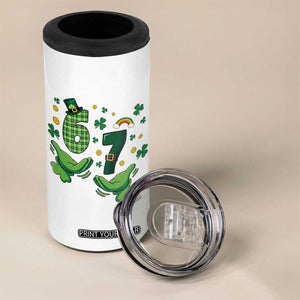 67 St Patricks Day 4 in 1 Can Cooler Tumbler Funny Six Seven Hands Meme TS14 Print Your Wear