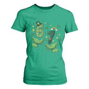 67 St Patricks Day T Shirt For Women Funny Six Seven Hands Meme TS14 Irish Green Print Your Wear