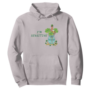 Marcus The Worm St Patricks Day Hoodie I'm Sensitive TS14 Ice Gray Print Your Wear
