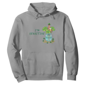 Marcus The Worm St Patricks Day Hoodie I'm Sensitive TS14 Sport Gray Print Your Wear
