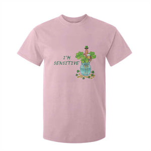 Marcus The Worm St Patricks Day T Shirt For Kid I'm Sensitive TS14 Light Pink Print Your Wear