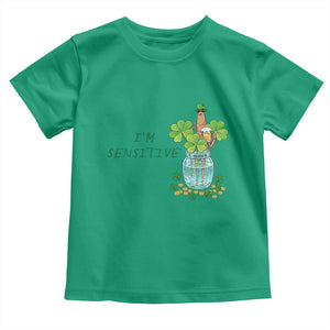 Marcus The Worm St Patricks Day Toddler T Shirt I'm Sensitive TS14 Irish Green Print Your Wear