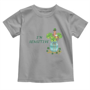 Marcus The Worm St Patricks Day Toddler T Shirt I'm Sensitive TS14 Sport Gray Print Your Wear