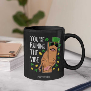 Marcus The Worm St Patricks Day Coffee Mug You're Ruining The Vibe TS14 Print Your Wear