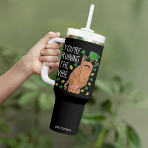 Marcus The Worm St Patricks Day Tumbler With Handle You're Ruining The Vibe TS14 Print Your Wear