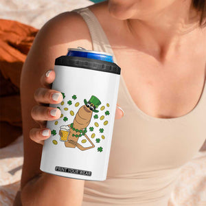 Marcus The Worm St Patricks Day 4 in 1 Can Cooler Tumbler Funny Drinking Irish Beer Ireland TS14 Print Your Wear