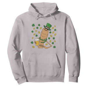 Marcus The Worm St Patricks Day Hoodie Funny Drinking Irish Beer Ireland TS14 Ice Gray Print Your Wear