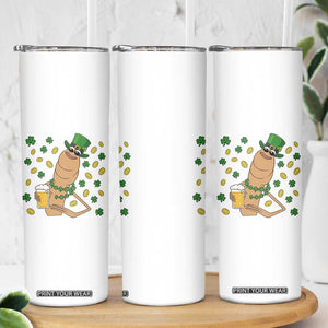 Marcus The Worm St Patricks Day Skinny Tumbler Funny Drinking Irish Beer Ireland TS14 Print Your Wear