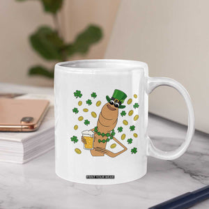 Marcus The Worm St Patricks Day Coffee Mug Funny Drinking Irish Beer Ireland TS14 Print Your Wear