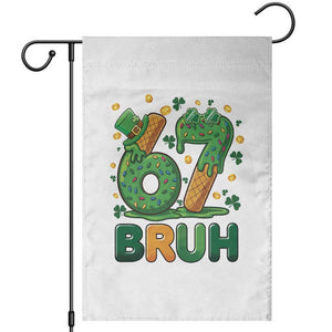 67 St Patricks Day Garden Flag Funny Six Seven Bruh Meme TS14 White Print Your Wear