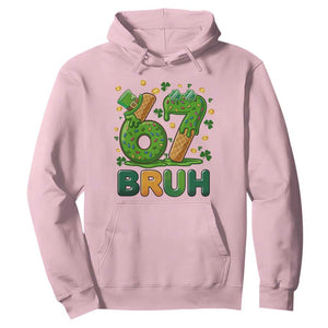 67 St Patricks Day Hoodie Funny Six Seven Bruh Meme TS14 Light Pink Print Your Wear