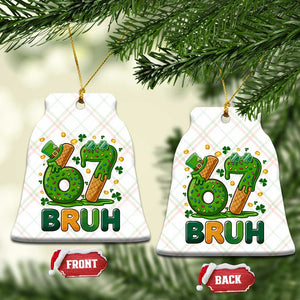 67 St Patricks Day Ceramic Ornament Funny Six Seven Bruh Meme TS14 Print Your Wear