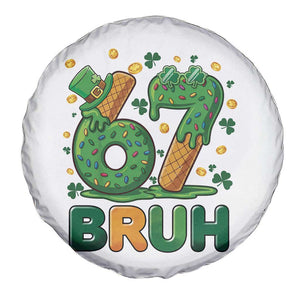 67 St Patricks Day Spare Tire Cover Funny Six Seven Bruh Meme TS14 Print Your Wear