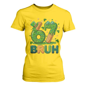 67 St Patricks Day T Shirt For Women Funny Six Seven Bruh Meme TS14 Daisy Print Your Wear