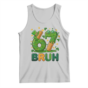 67 St Patricks Day Tank Top Funny Six Seven Bruh Meme TS14 Ash Print Your Wear