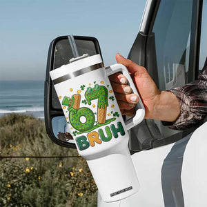67 St Patricks Day Tumbler With Handle Funny Six Seven Bruh Meme TS14 Print Your Wear