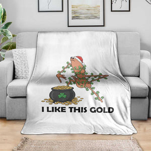 Marcus The Worm St Patricks Day Throw Blanket I Like This Gold TS14 Print Your Wear