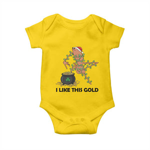 Marcus The Worm St Patricks Day Baby Onesie I Like This Gold TS14 Daisy Print Your Wear