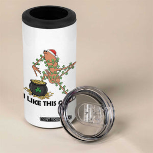 Marcus The Worm St Patricks Day 4 in 1 Can Cooler Tumbler I Like This Gold TS14 Print Your Wear