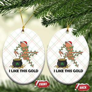 Marcus The Worm St Patricks Day Ceramic Ornament I Like This Gold TS14 Print Your Wear