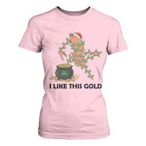 Marcus The Worm St Patricks Day T Shirt For Women I Like This Gold TS14 Light Pink Print Your Wear