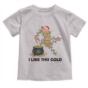 Marcus The Worm St Patricks Day Toddler T Shirt I Like This Gold TS14 Ice Gray Print Your Wear