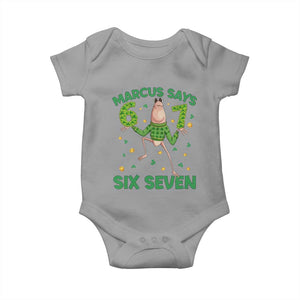 Marcus The Worm St Patricks Day Baby Onesie Funny 67 Six Seven Hands Meme TS14 Sport Gray Print Your Wear