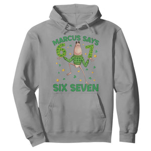 Marcus The Worm St Patricks Day Hoodie Funny 67 Six Seven Hands Meme TS14 Sport Gray Print Your Wear